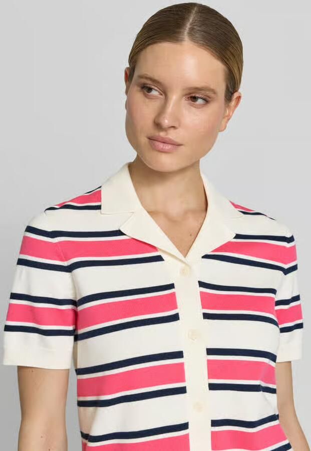 Selected regular fit poloshirt van puur biologisch katoen model 'AMOUR'