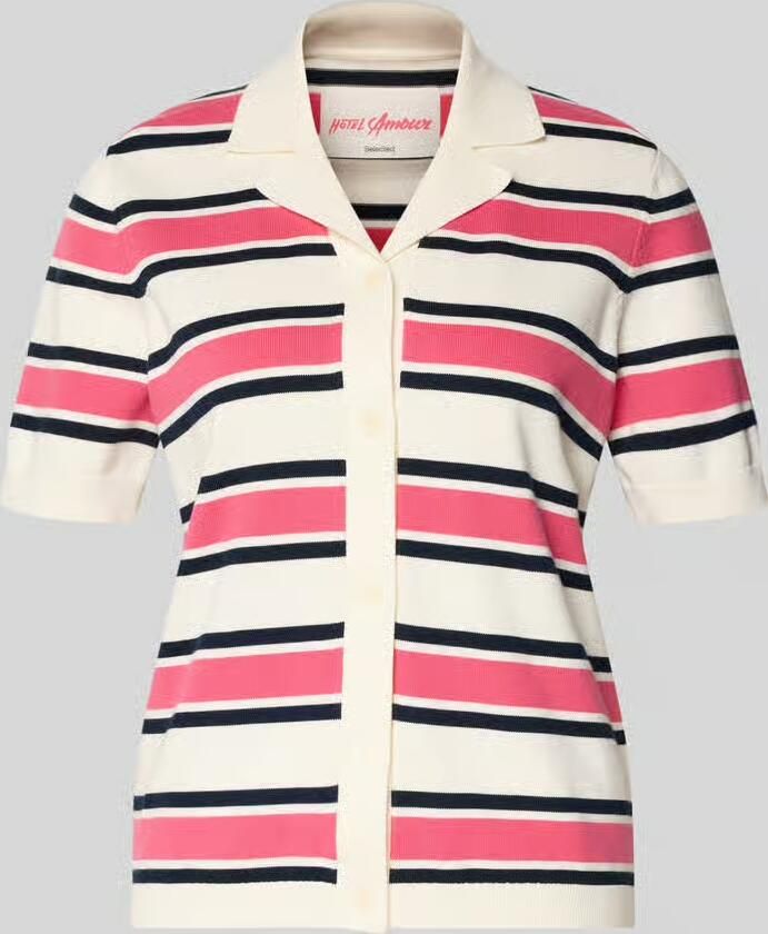 Selected regular fit poloshirt van puur biologisch katoen model 'AMOUR' - Foto 2