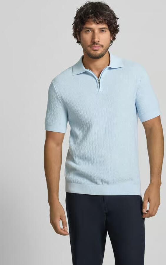 Selected Homme Regular fit poloshirt van puur biologisch katoen model 'CRAN' - Foto 4