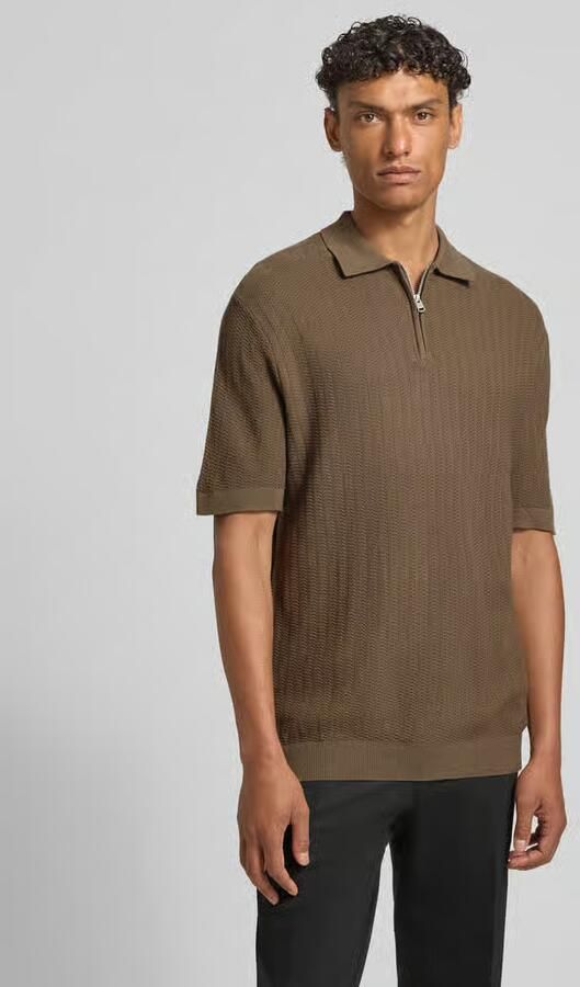 Selected Regular fit poloshirt van puur biologisch katoen model 'CRAN' - Foto 3