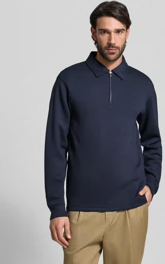 Selected Regular fit Poloshirt van viscosemix Model 'EMANUEL' - Foto 4