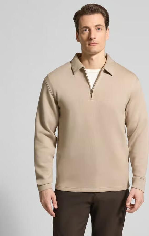 Selected Homme Regular fit poloshirt van viscosemix model 'EMANUEL' - Foto 4