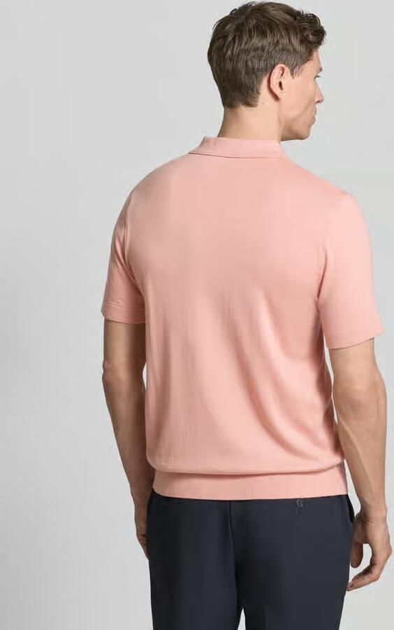 Selected Regular Fit poloshirt van zuivere wol model 'TRAY' - Foto 3