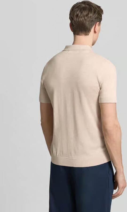 Selected Regular Fit poloshirt van zuivere wol model 'TRAY' - Foto 4