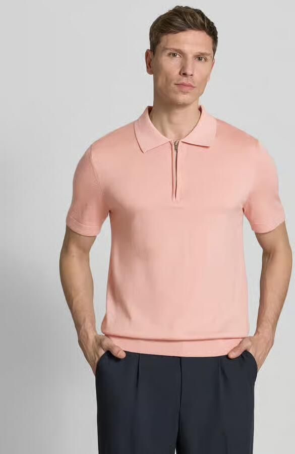 Selected Regular Fit poloshirt van zuivere wol model 'TRAY' - Foto 2