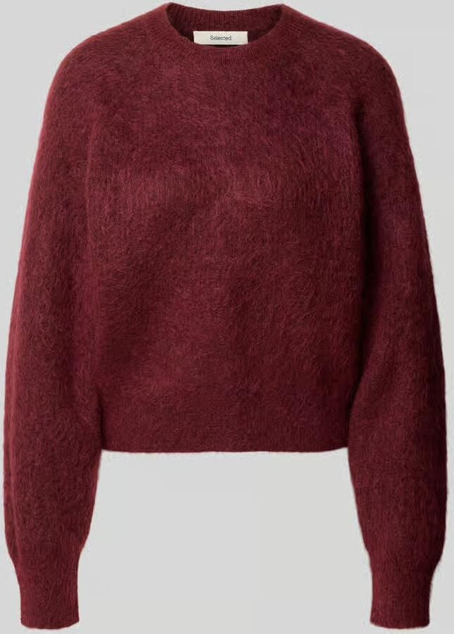 Selected Regular fit pullover met kort model 'SLWMIRA'