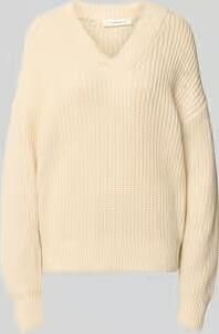Selected Regular fit pullover van katoenmix model 'SELMA'