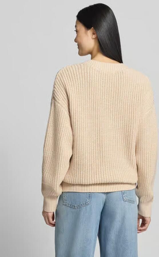 Selected Regular fit pullover van katoenmix model 'SELMA'