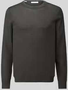 Selected Homme Gebreide pullover met ribboorden model 'TRAY'