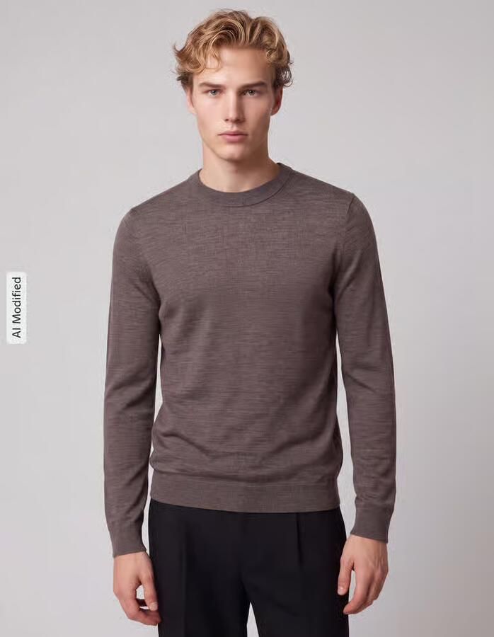 Selected Regular fit pullover van pure wol model 'TRAY' - Foto 2