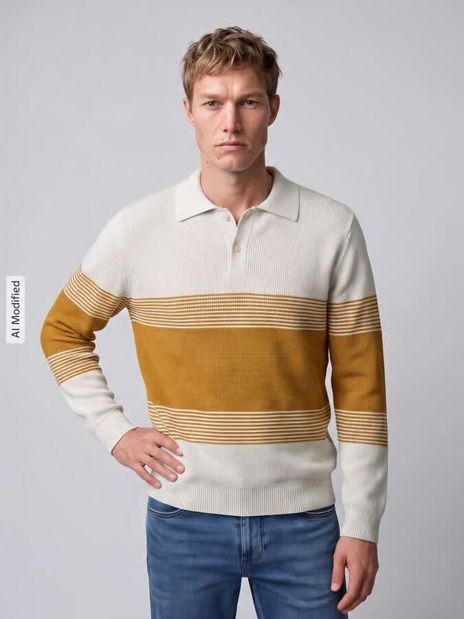 Selected Regular fit pullover van puur katoen - Foto 3