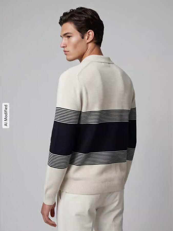 Selected Regular fit pullover van puur katoen - Foto 3