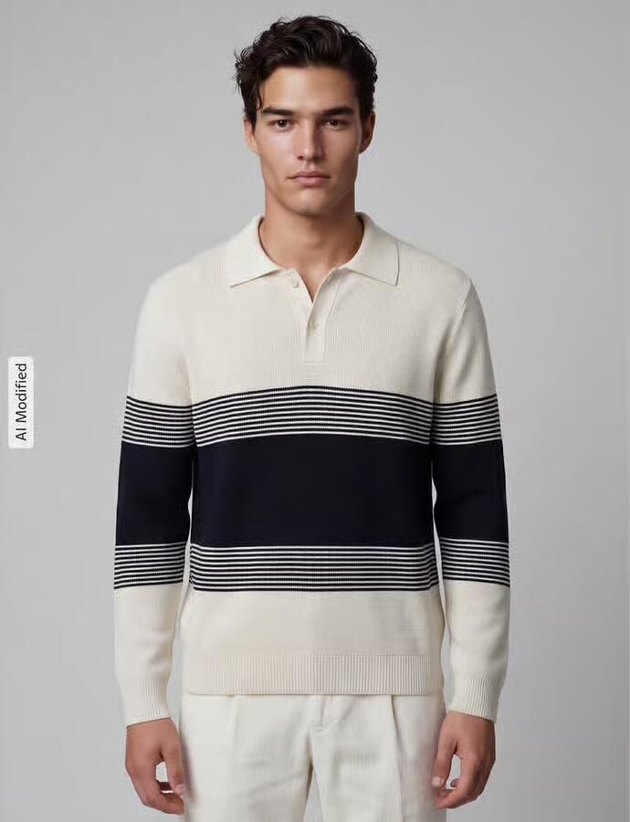 Selected Regular fit pullover van puur katoen - Foto 2