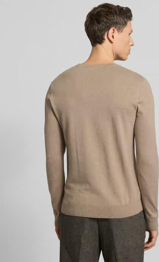 SELECTED MEN Heren Truien & Vesten Slhberg Crew Neck Noos Beige - Foto 6