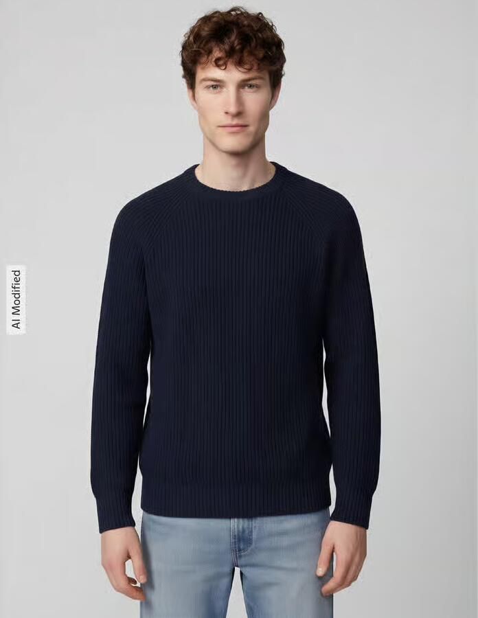Selected Regular fit pullover van puur katoen model 'BRAUN' - Foto 6