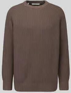 SELECTED MEN Heren Truien & Vesten Slmbraun Knit Rib Crew Neck Noos Bruin - Foto 5