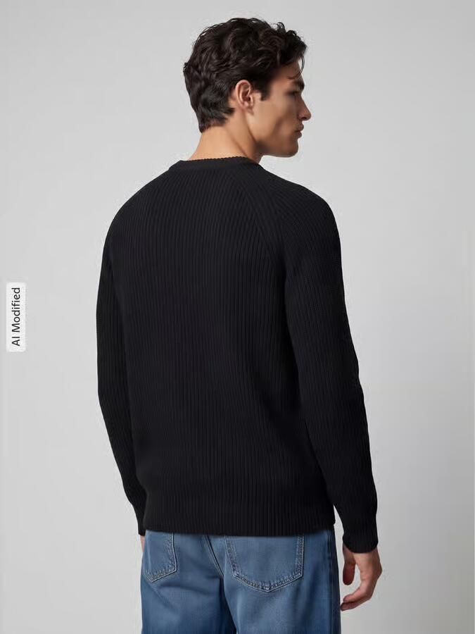 Selected Regular fit pullover van puur katoen model 'BRAUN' - Foto 6