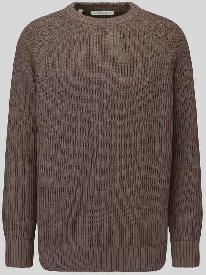 SELECTED MEN Heren Truien & Vesten Slmbraun Knit Rib Crew Neck Noos Bruin - Foto 7