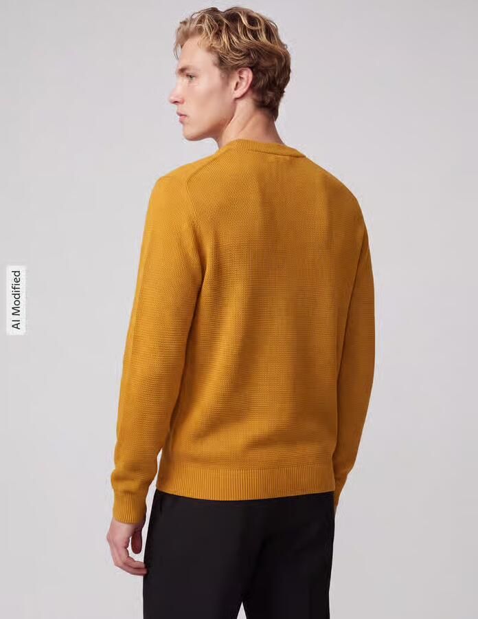Selected Regular fit pullover van puur katoen model 'DANE' - Foto 2