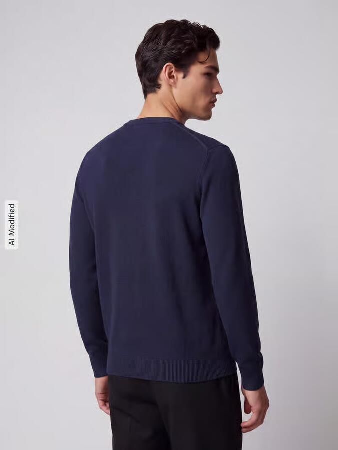 Selected Regular fit pullover van puur katoen model 'TORINO' - Foto 3
