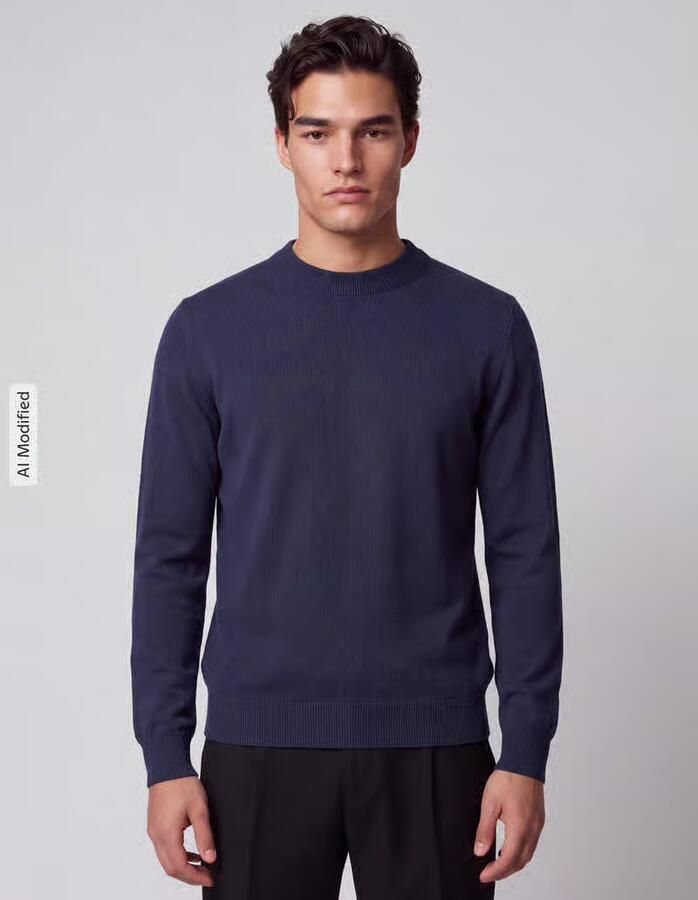 Selected Regular fit pullover van puur katoen model 'TORINO' - Foto 2