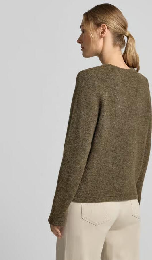 SELECTED WOMEN Dames Truien & Vesten Slwlulu New Ls Knit O-neck Bruin - Foto 8