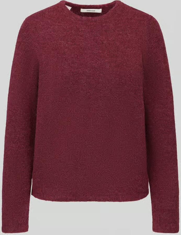 SELECTED WOMEN Dames Truien & Vesten Slwlulu New Ls Knit O-neck Bordeaux - Foto 8