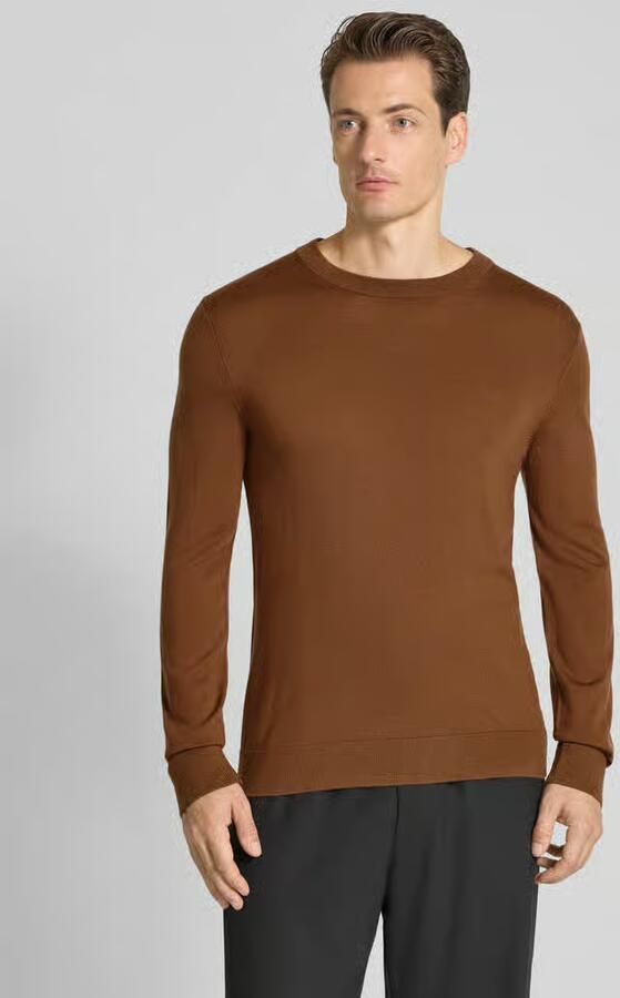 Selected Homme Regular fit pullover van zuivere merinowol model 'TRAY' - Foto 8