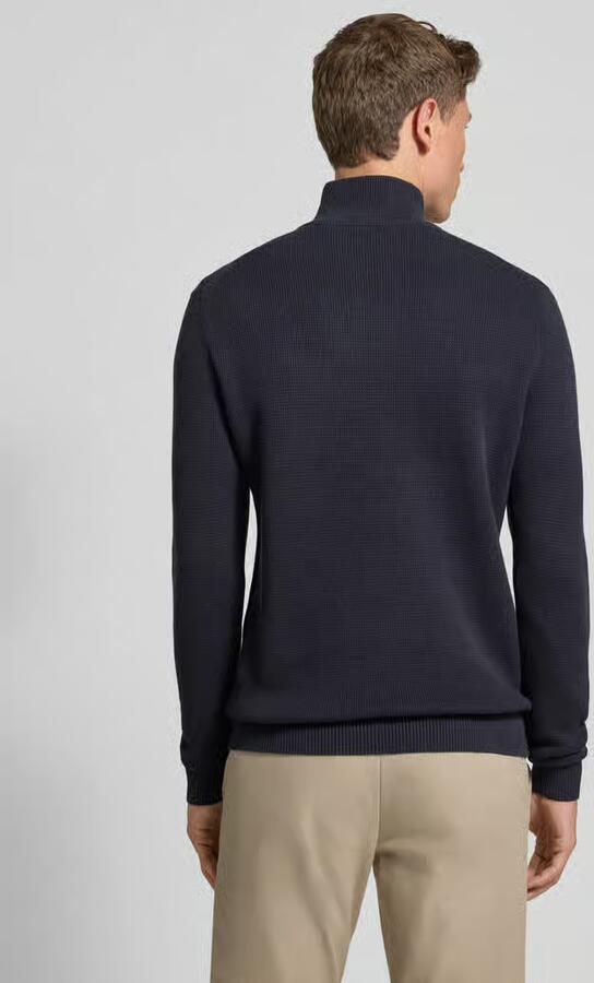 SELECTED HOMME Schipperstrui SLHDANE LS KNIT STRUCTURE HALF ZIP NOOS - Foto 4