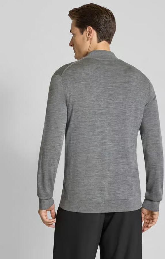 Selected Regular fit schipperstrui van zuivere merinowol model 'TRAY'