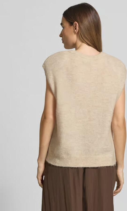 SELECTED WOMEN Dames Truien & Vesten Slflulu Sl Knit Vest Ecru - Foto 5