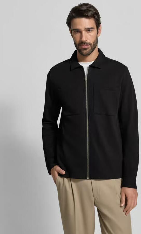 Selected Regular fit sweatjack van katoenmix model 'JACKIE' - Foto 2