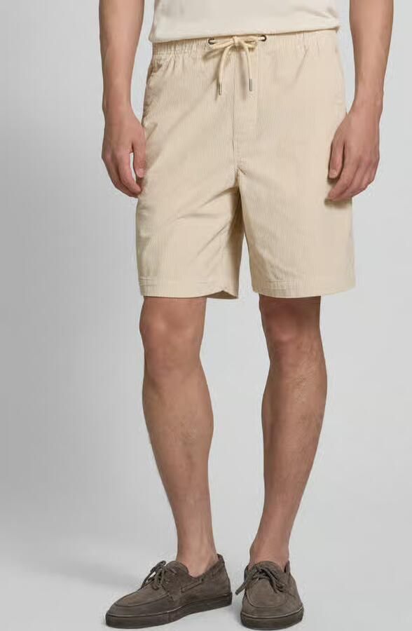 Selected Homme Regular fit sweatshort van katoenmix - Foto 4