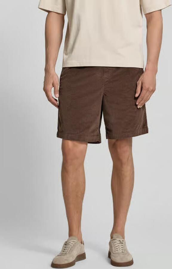 Selected regular fit sweatshorts van katoenmix model 'JACE' - Foto 2