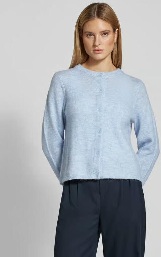 Selected Regular fit sweatvest van wolmix met alpaca-aandeel model 'LULU NEW' - Foto 4