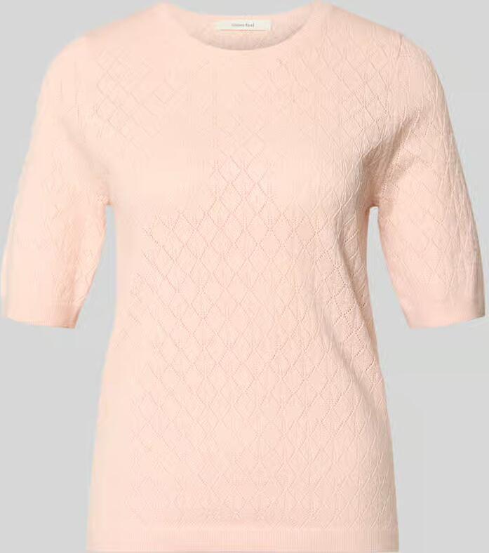 Selected regular fit T-shirt in etskanteffect model 'HELEN' - Foto 2