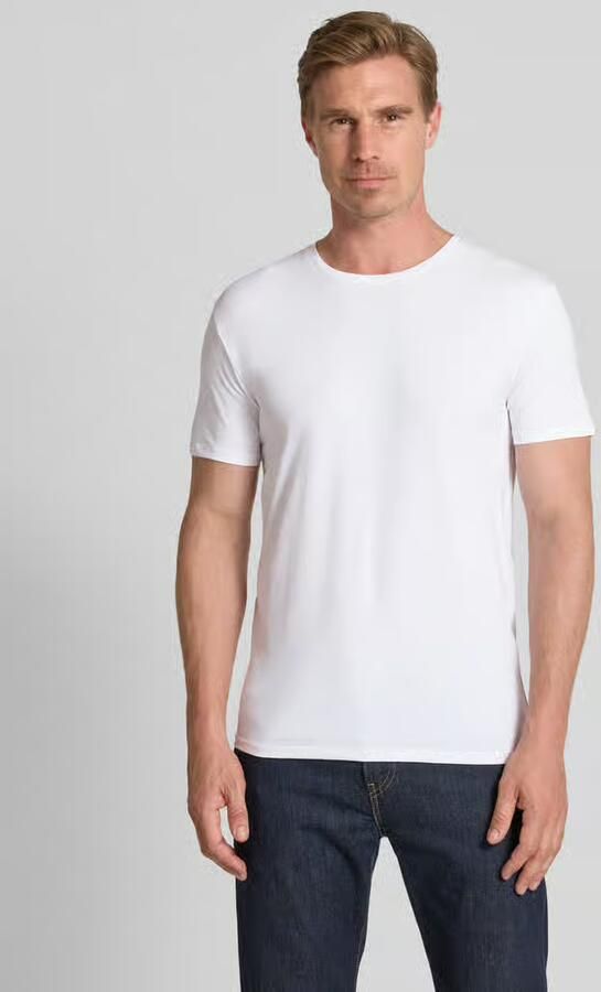 SELECTED HOMME Shirt met ronde hals SLHNEWPIMA SS O-NECK TEE NOOS - Foto 2