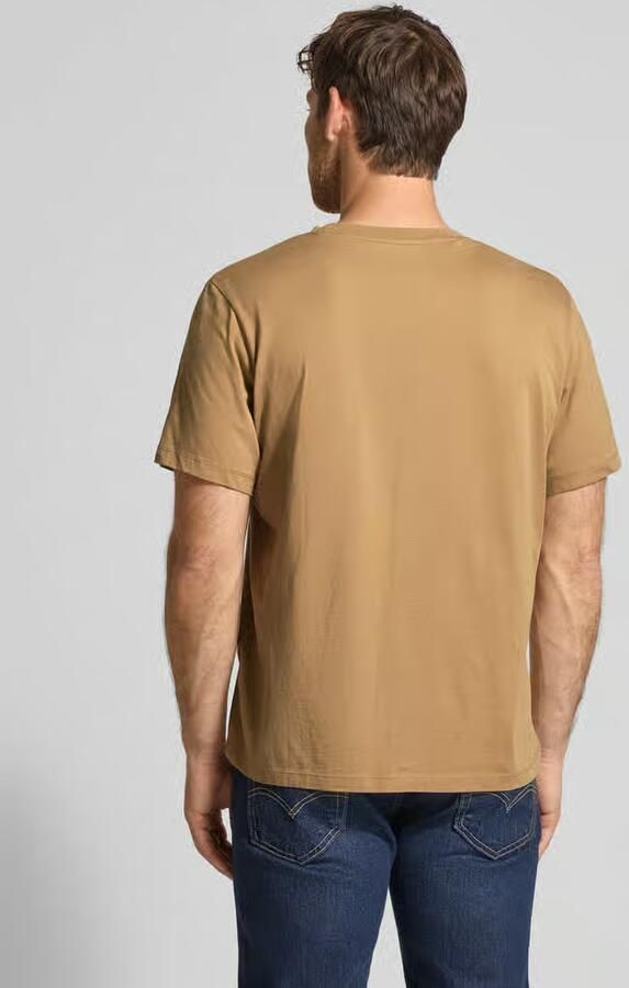 Selected Homme Regular fit T-shirt van katoenmix model 'ASPEN'