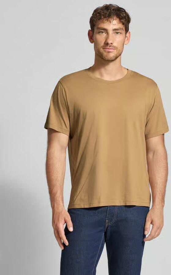 Selected Homme Regular fit T-shirt van katoenmix model 'ASPEN' - Foto 2