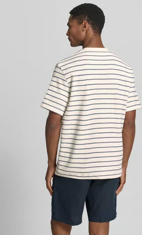Selected regular fit T-shirt van katoenmix model 'DJANGO' - Foto 2