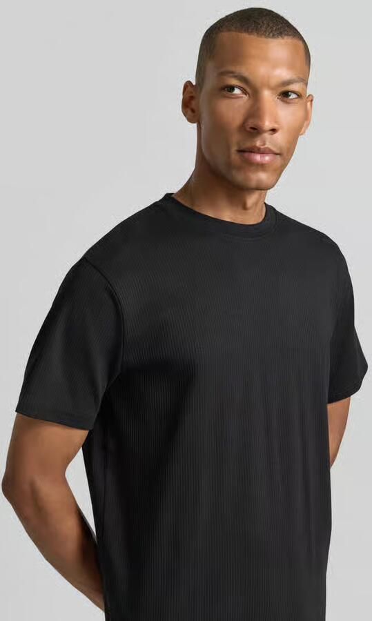 Selected Regular fit t-shirt van katoenmix model 'SPENCER' - Foto 3