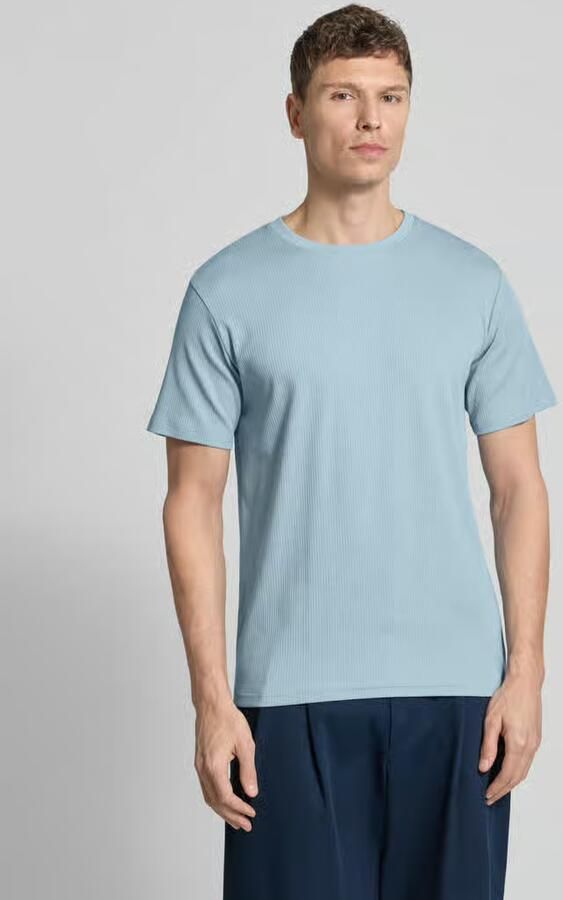Selected Homme regular fit T-shirt van katoenmix model 'SPENCER' - Foto 3