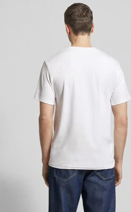 Selected Regular fit t-shirt van katoenmix model 'SPENCER'