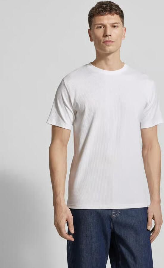 Selected Regular fit t-shirt van katoenmix model 'SPENCER' - Foto 6