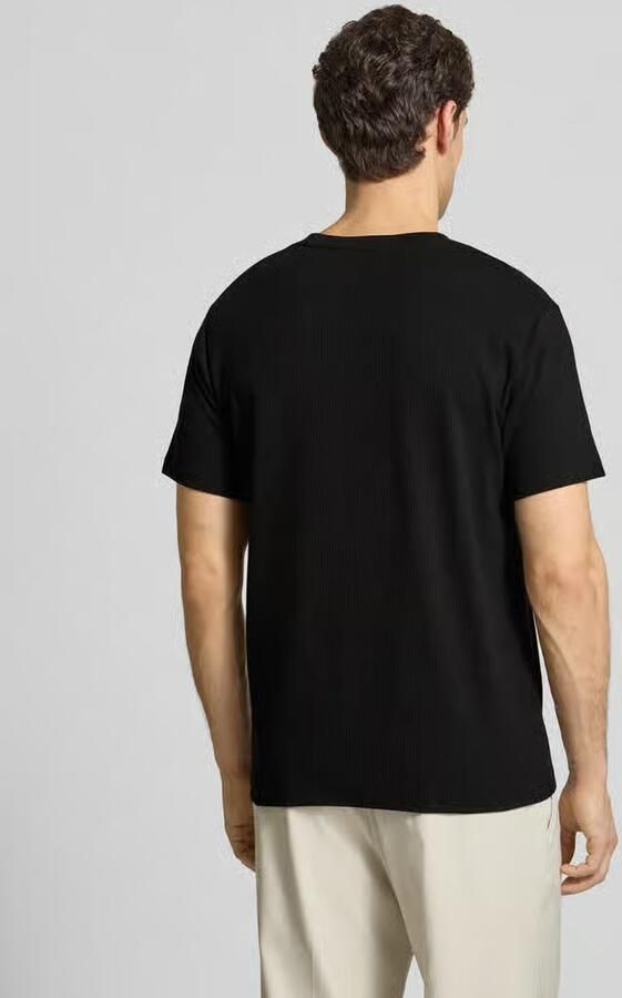 Selected regular fit T-shirt van katoenmix model 'SPENCER'