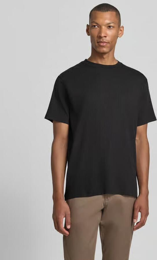 Selected regular fit T-shirt van katoenmix model 'SPENCER' - Foto 5