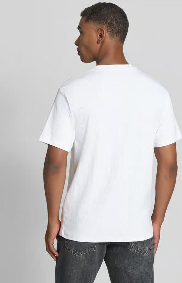 Selected Regular fit t-shirt van katoenmix model 'SPENCER' - Foto 4