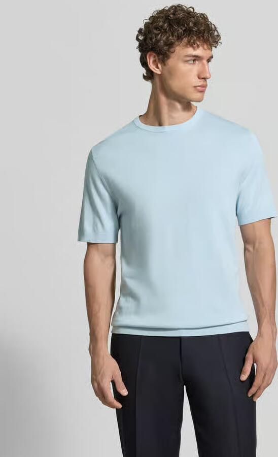 Selected regular fit T-shirt van pure biologisch katoen model 'TORINO' - Foto 3