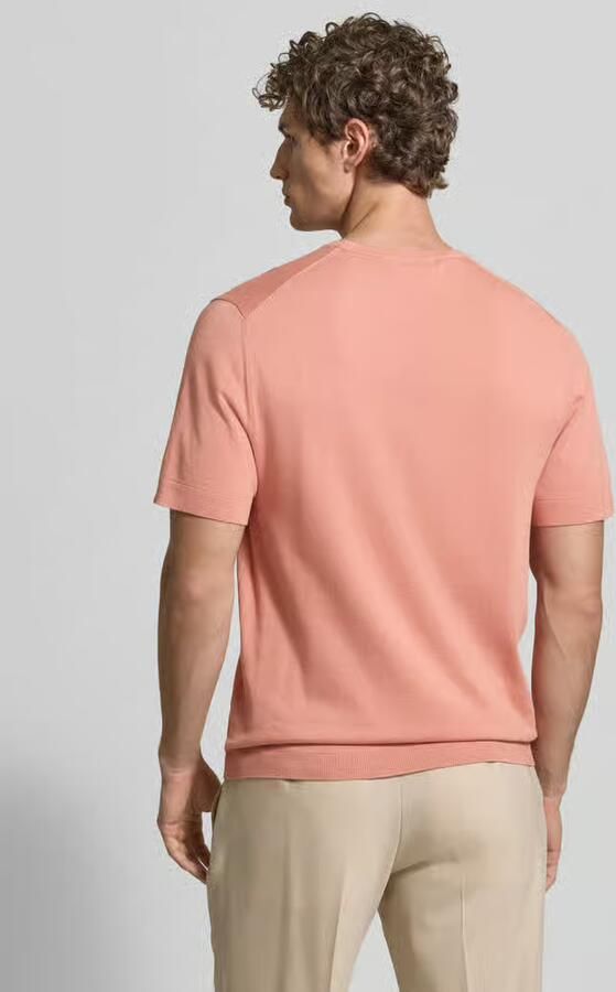 Selected regular fit T-shirt van pure biologisch katoen model 'TORINO' - Foto 2