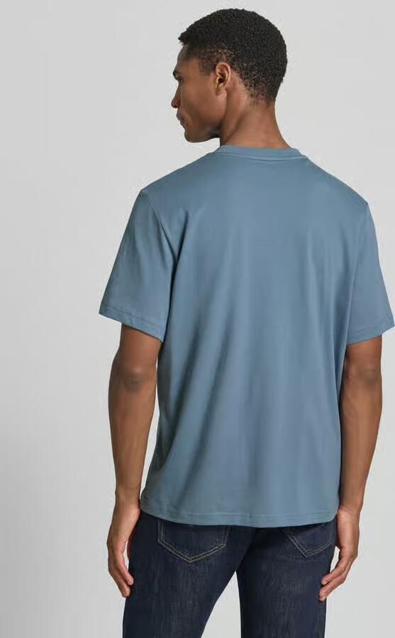 Selected regular fit T-shirt van puur katoen model 'ASPEN' - Foto 4